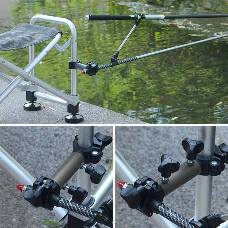 Fishing Rod Case - Fishing Rod Holder Clamp with Adjustable