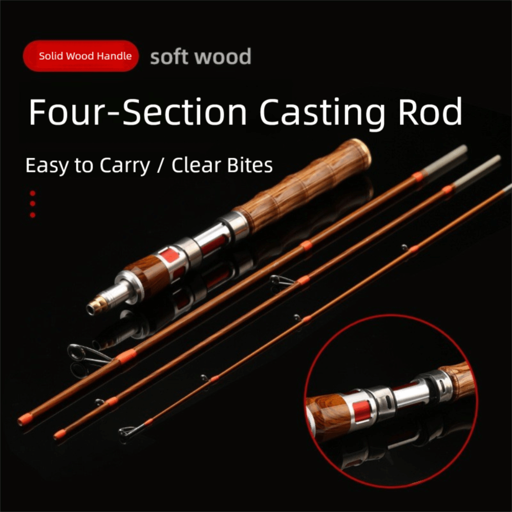 High Quality 4 Sections Spinni - Fishing Rod Carbon Fiber 评论和价格