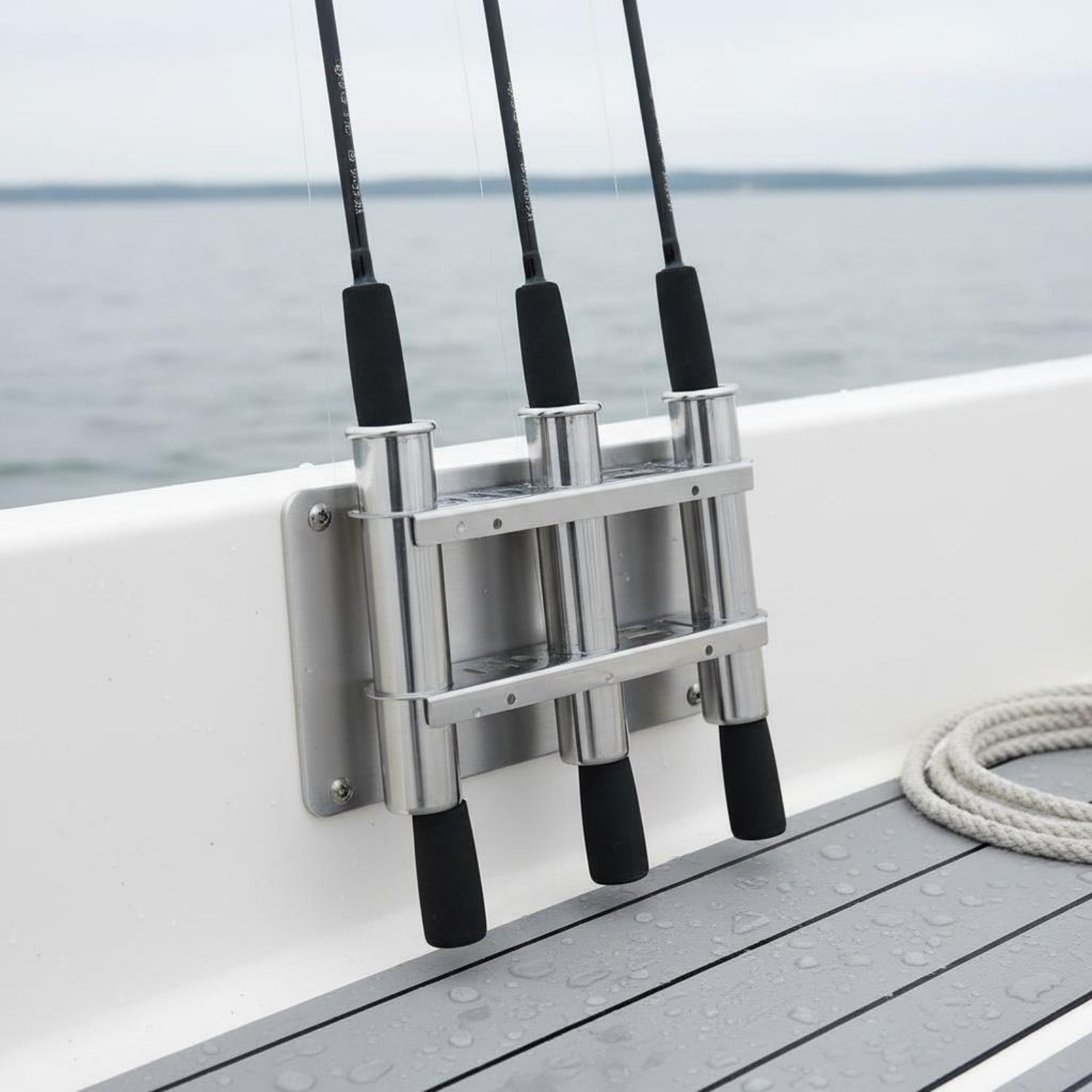 Stainless Steel Boat Rod Holde - Fishing Rod Rack 评论和价格
