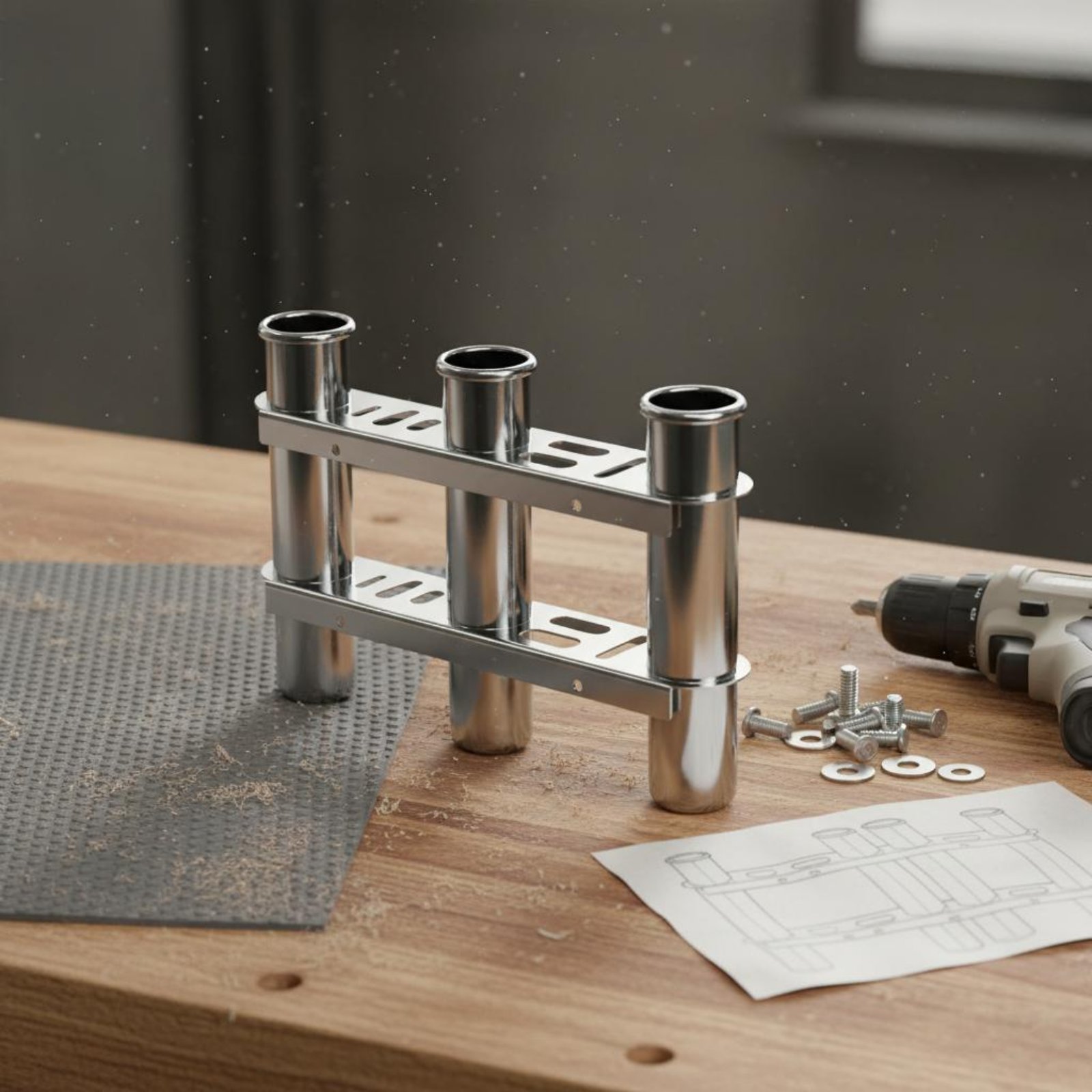 Stainless Steel Boat Rod Holde - Fishing Rod Rack 评论和价格