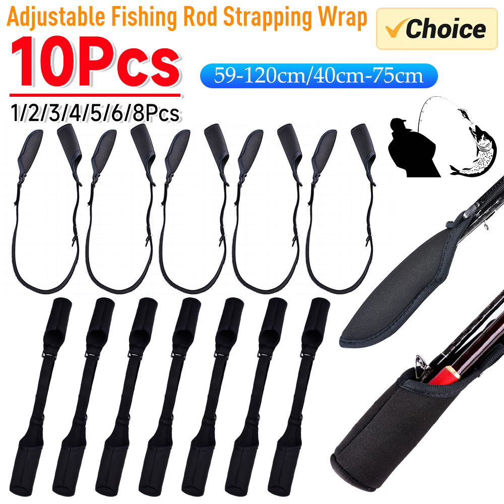 1-10PCS Fishing Rod Socks Srta - Fishing Rod Case 评论和价格