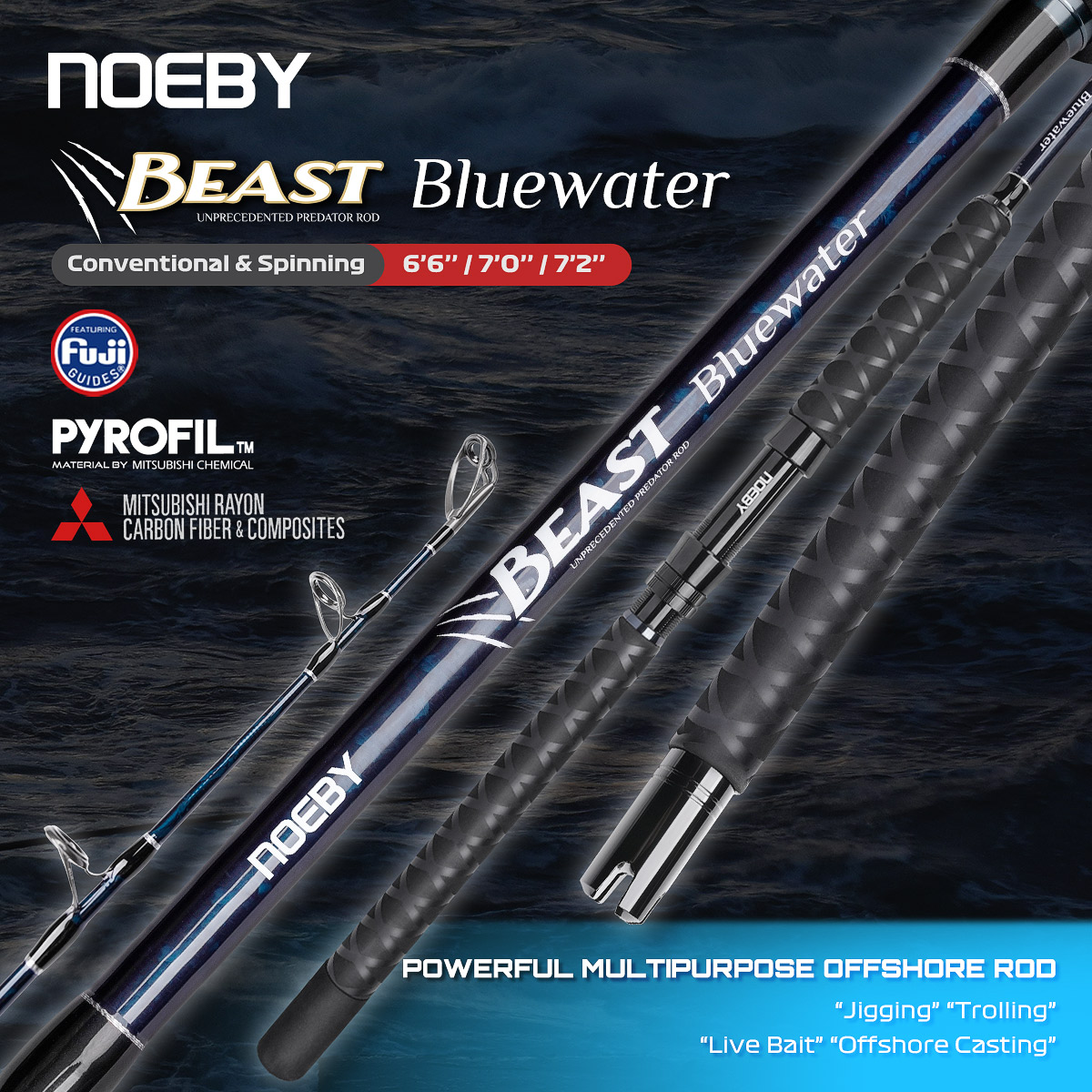Noeby Beast Offshore Casting F - Fishing Rod Surf 评论和价格