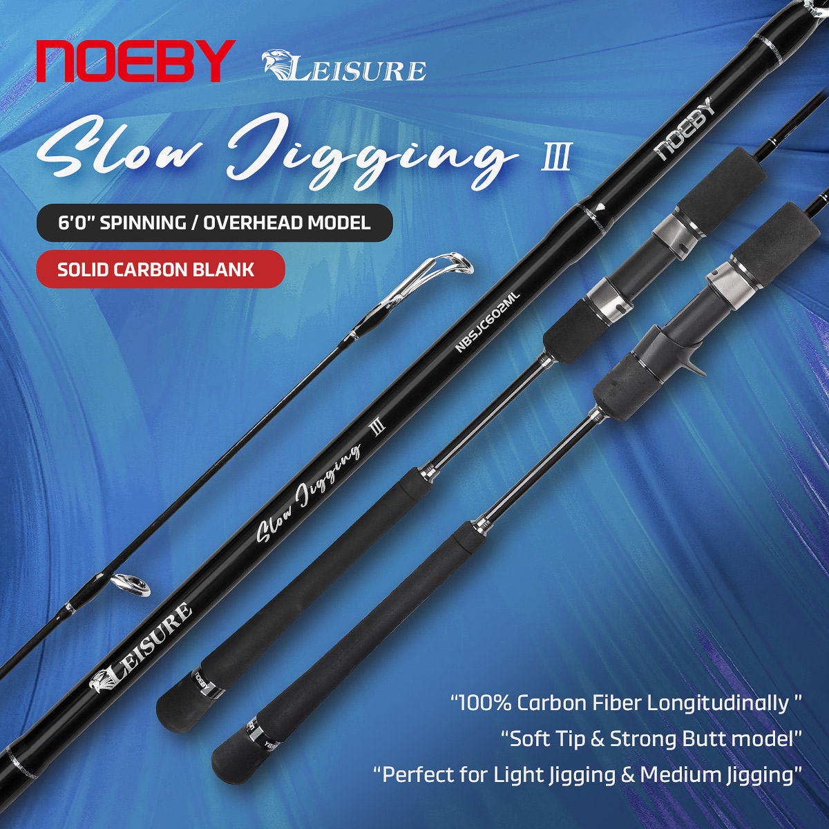 Noeby New Slow Jigging Fishing - Fishing Rod Surf 评论和价格