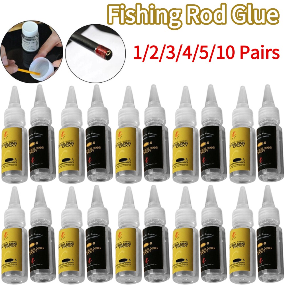 2Pcs Fishing Rod Glue Fishing  - Fishing Rod Repair Kit 评论和价格