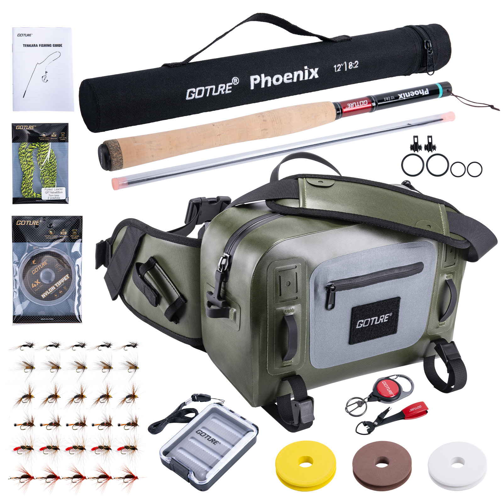 Goture Fishing Rod Combo Fly F - Fishing Rod Fly 评论和价格