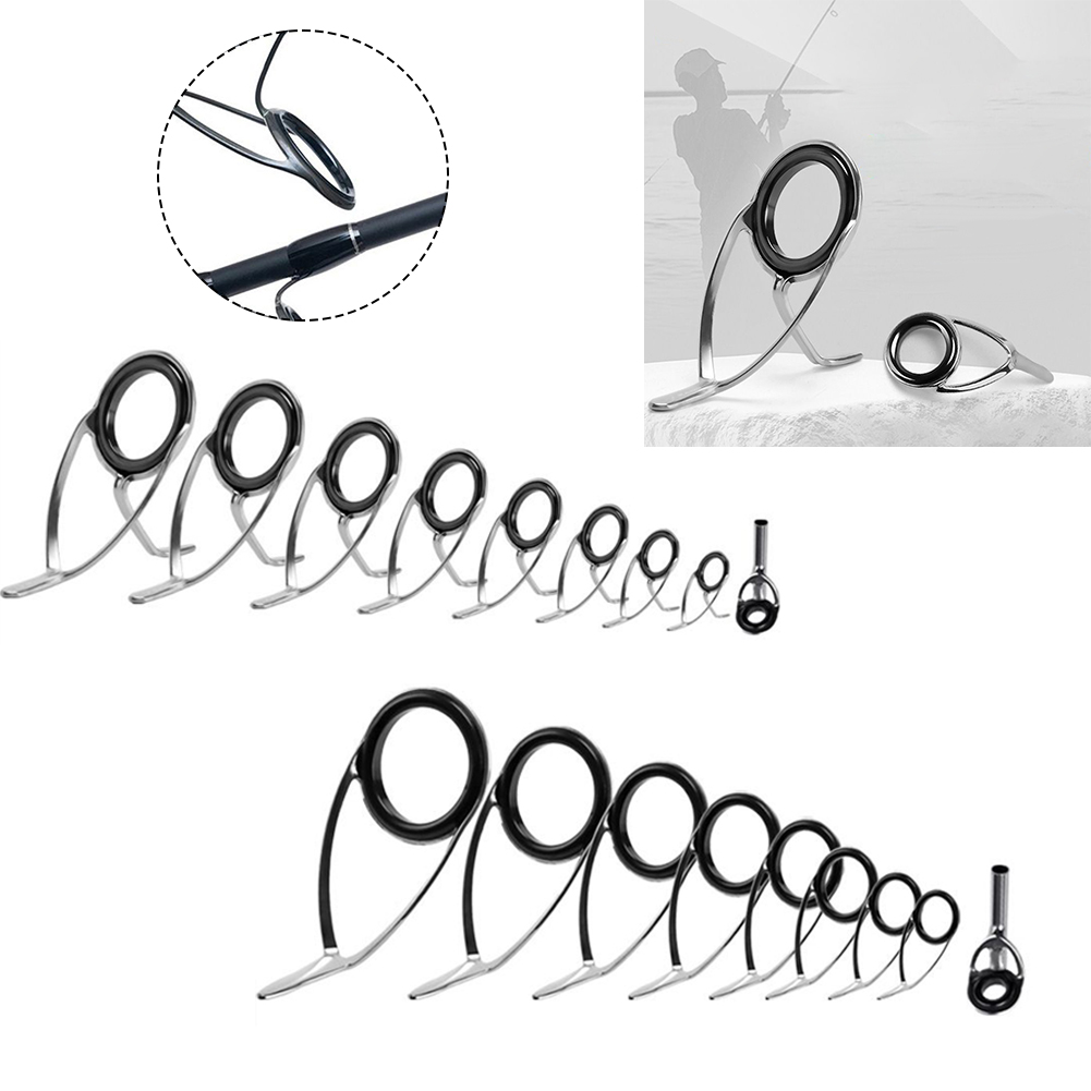 9pcs Stainless Steel Fishing R - Fishing Rod Repair Kit 评论和价格