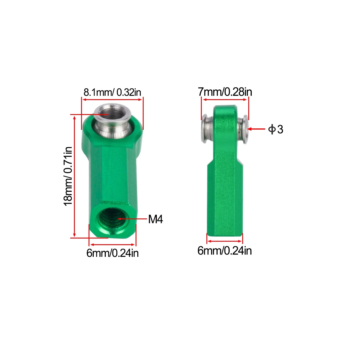 4Pcs M4 Metal Ball Head Holder - Fishing Rod Holder 评论和价格