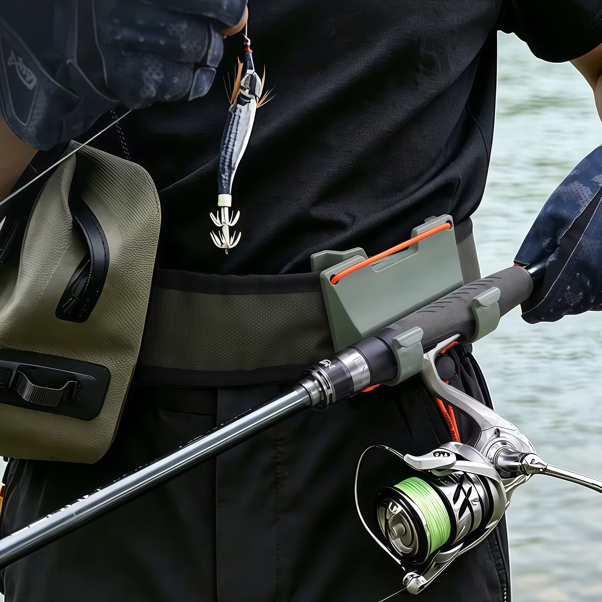 DEUKIO Outdoor Belt Clip Rod H - Fishing Rod Fly 评论和价格