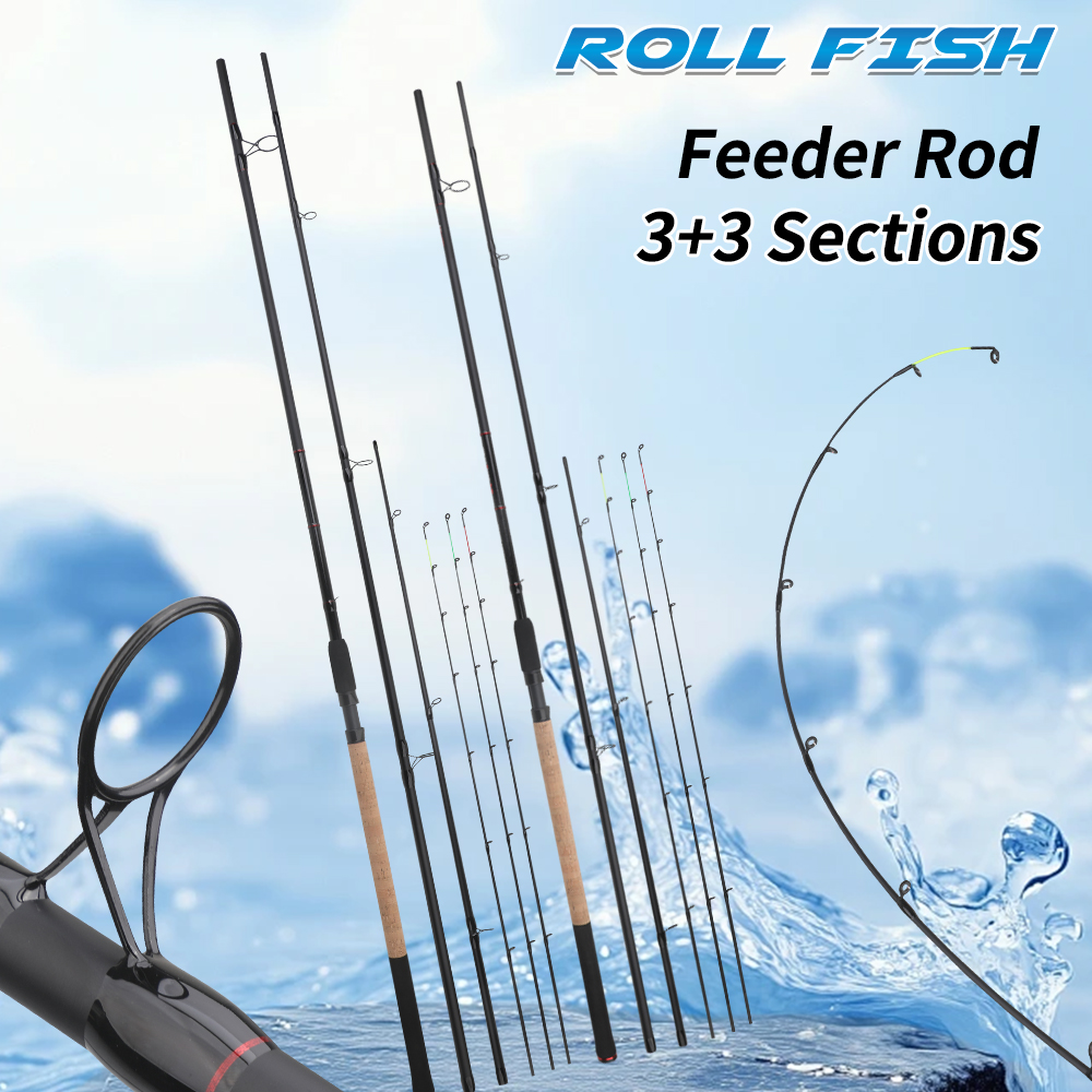 ROLLFISH 3.6m/3.9m Carbon Feed - Fishing Rod Tip Replacement 评论和价格