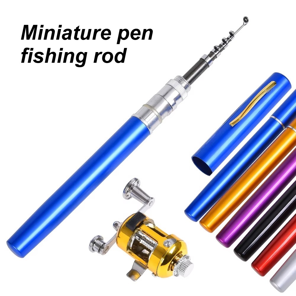 Mini portable steel pen fishin - Fishing Rod Case 评论和价格