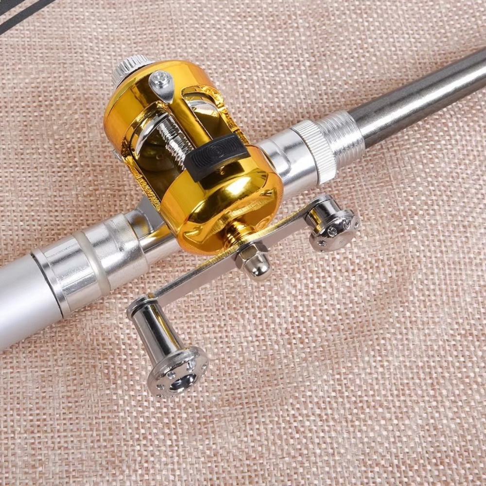 Mini portable steel pen fishin - Fishing Rod Case 评论和价格