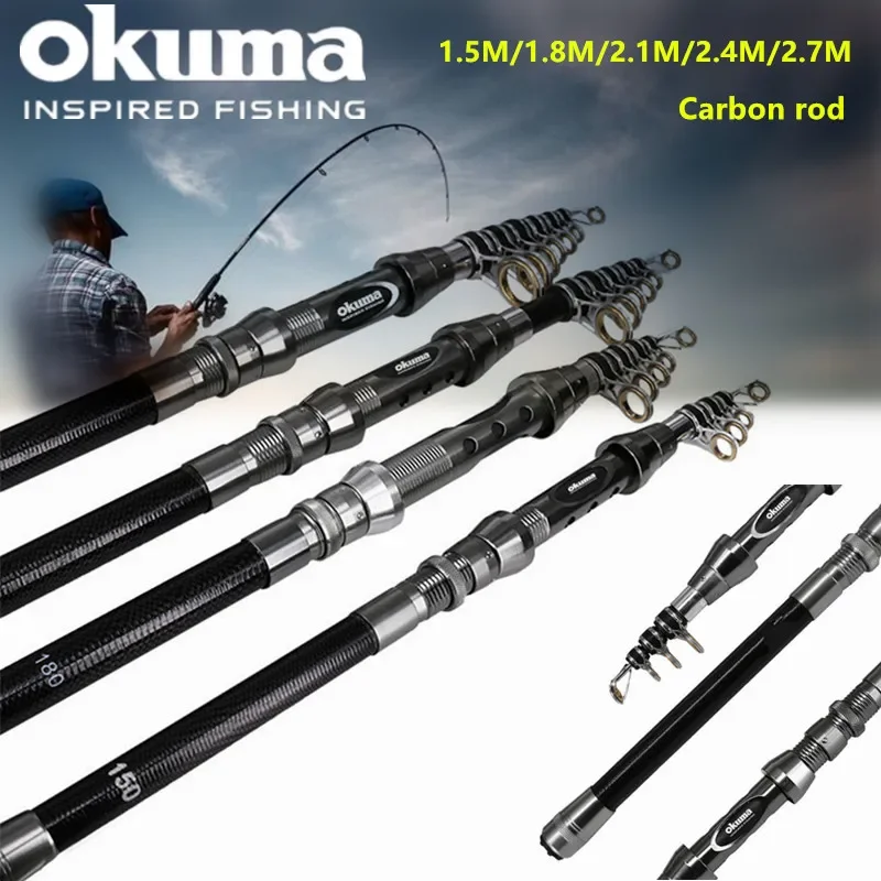 OKUMA New Carbon Rock Rod 1.5M - Fishing Rod Surf 评论和价格