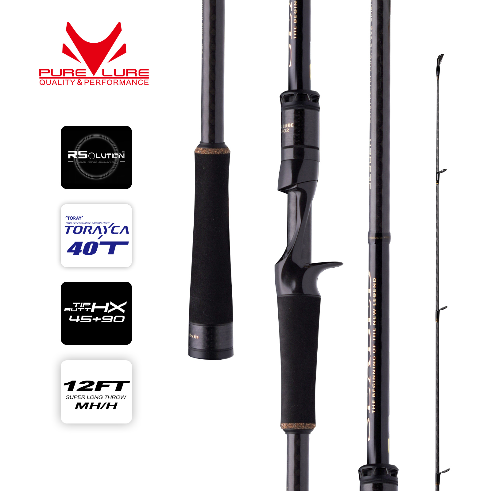 PURELURE SEABED 12FT 3.0m 3.3m - Fishing Rod Surf 评论和价格