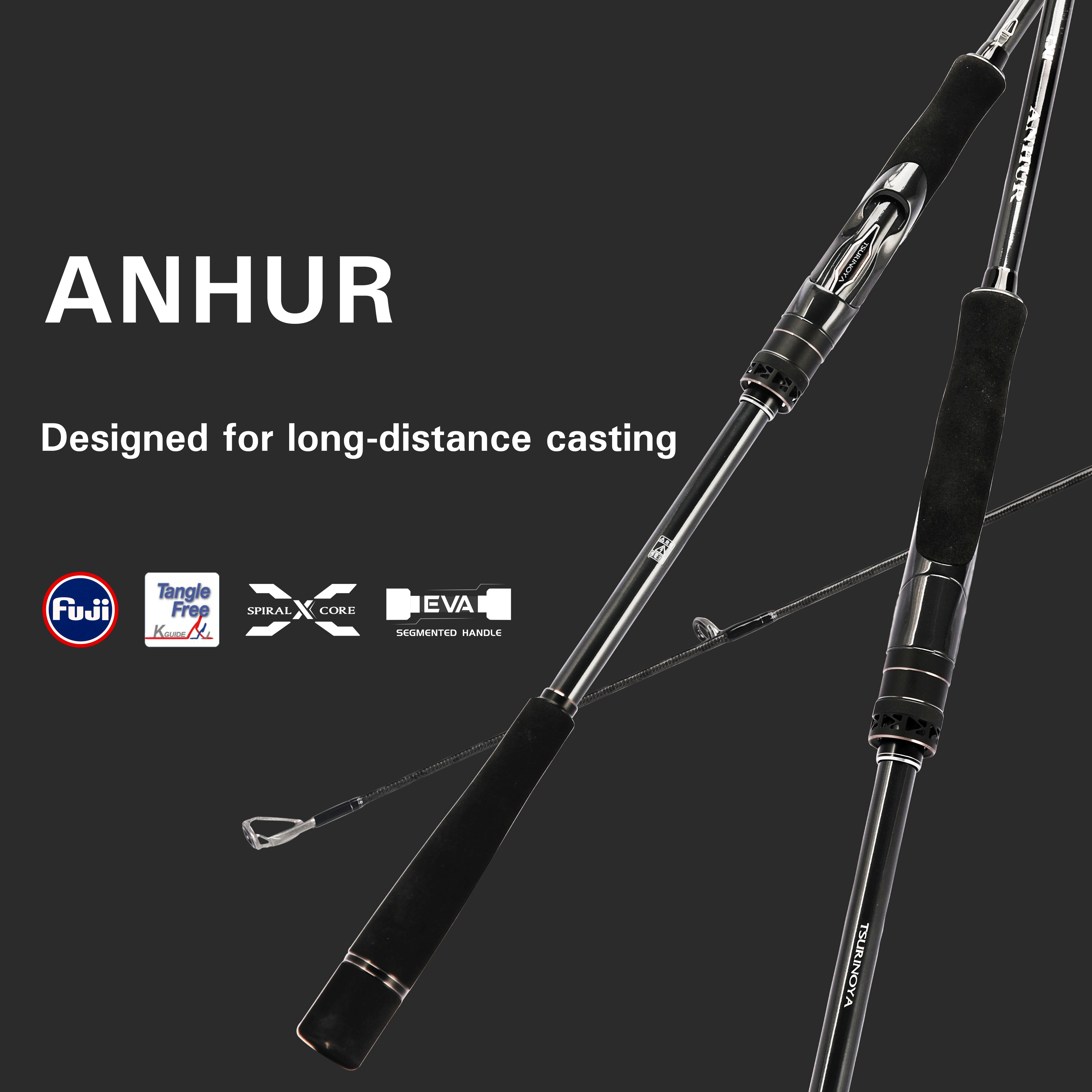 TSURINOYA ANHUR 2.4m 2.59m 2.7 - Fishing Rod Surf 评论和价格