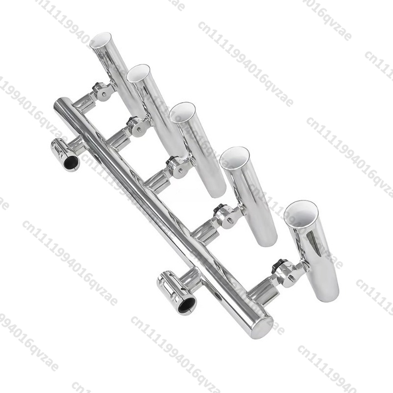 5 Tubes Stainless Steel Fishin - Fishing Rod Boat 评论和价格