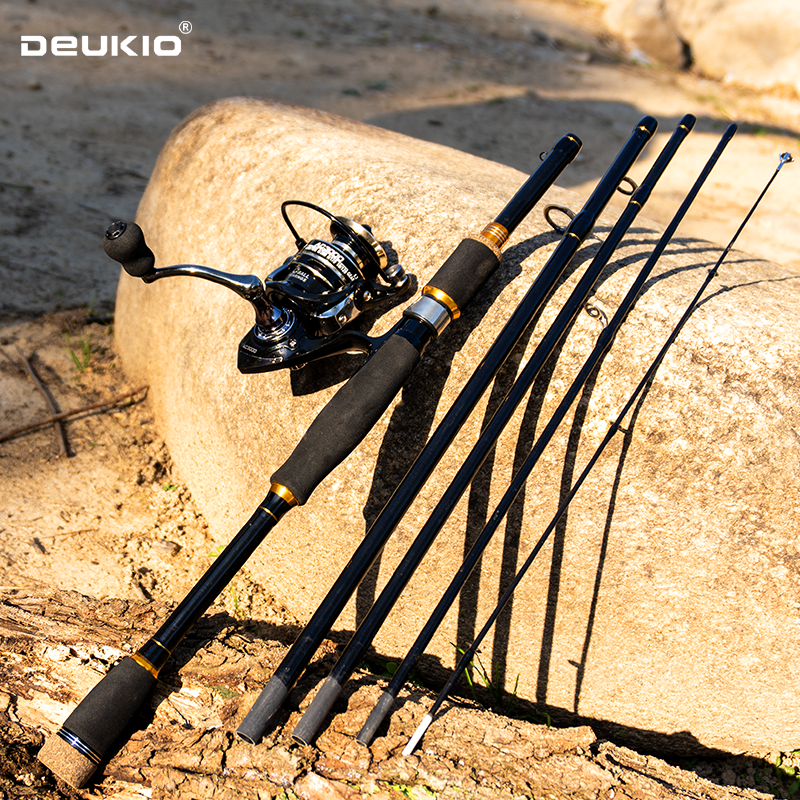 DEUKIO Fishing Rod Reel Combo  - Fishing Rod Carbon Fiber 评论和价格