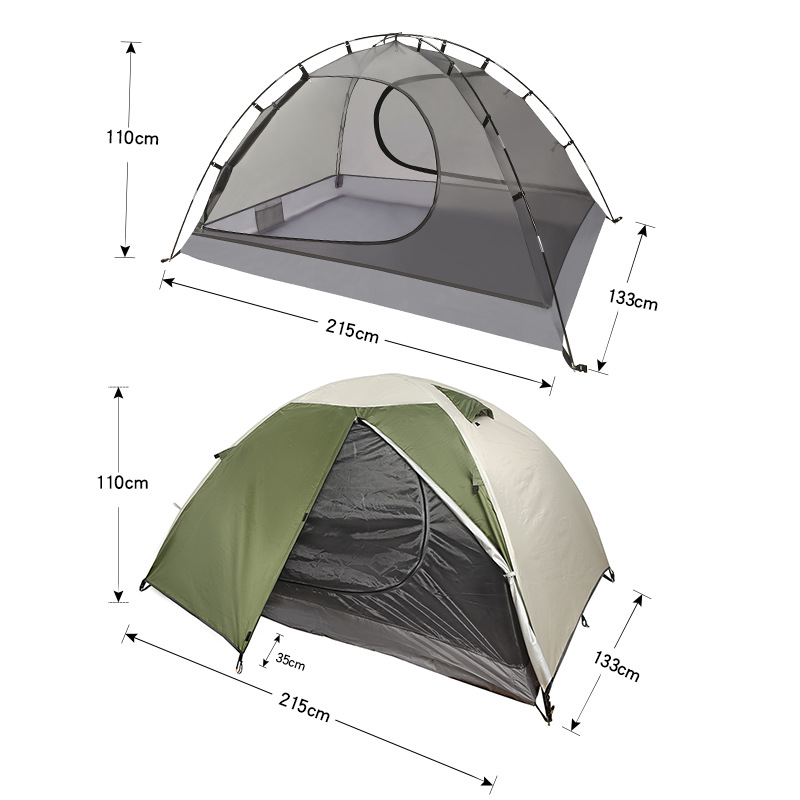 1Backpacking Tent 2 Person Lig - Fishing Rod Travel 评论和价格