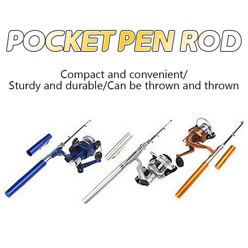 1M Pen Rod Set Mini Spinning R - Fishing Rod Telescopic 评论和价格