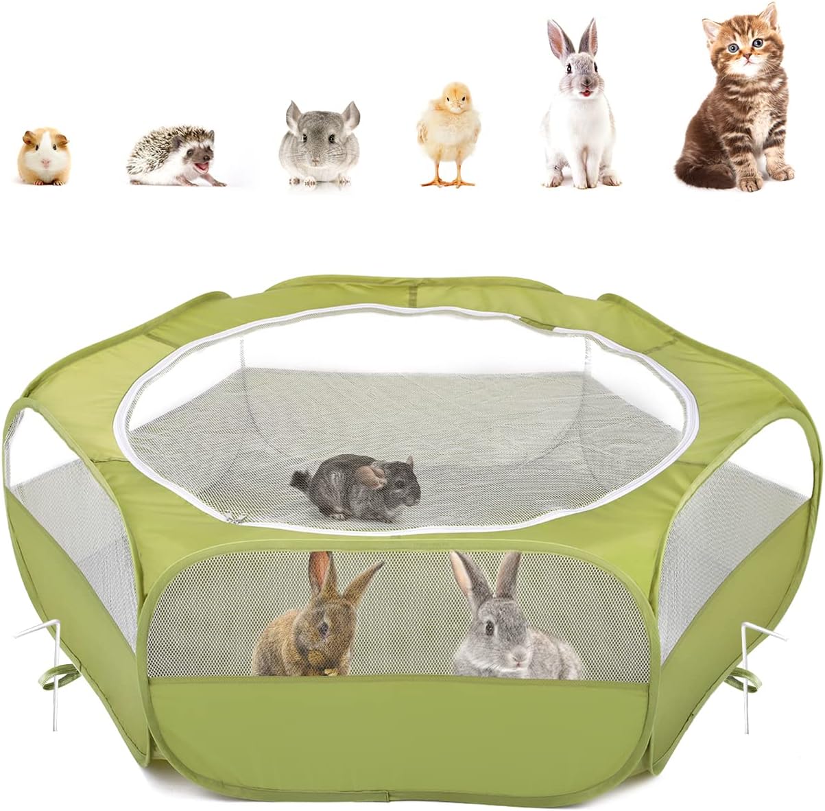 Pawaboo Small Animals Playpen  - Fishing Rod Travel 评论和价格